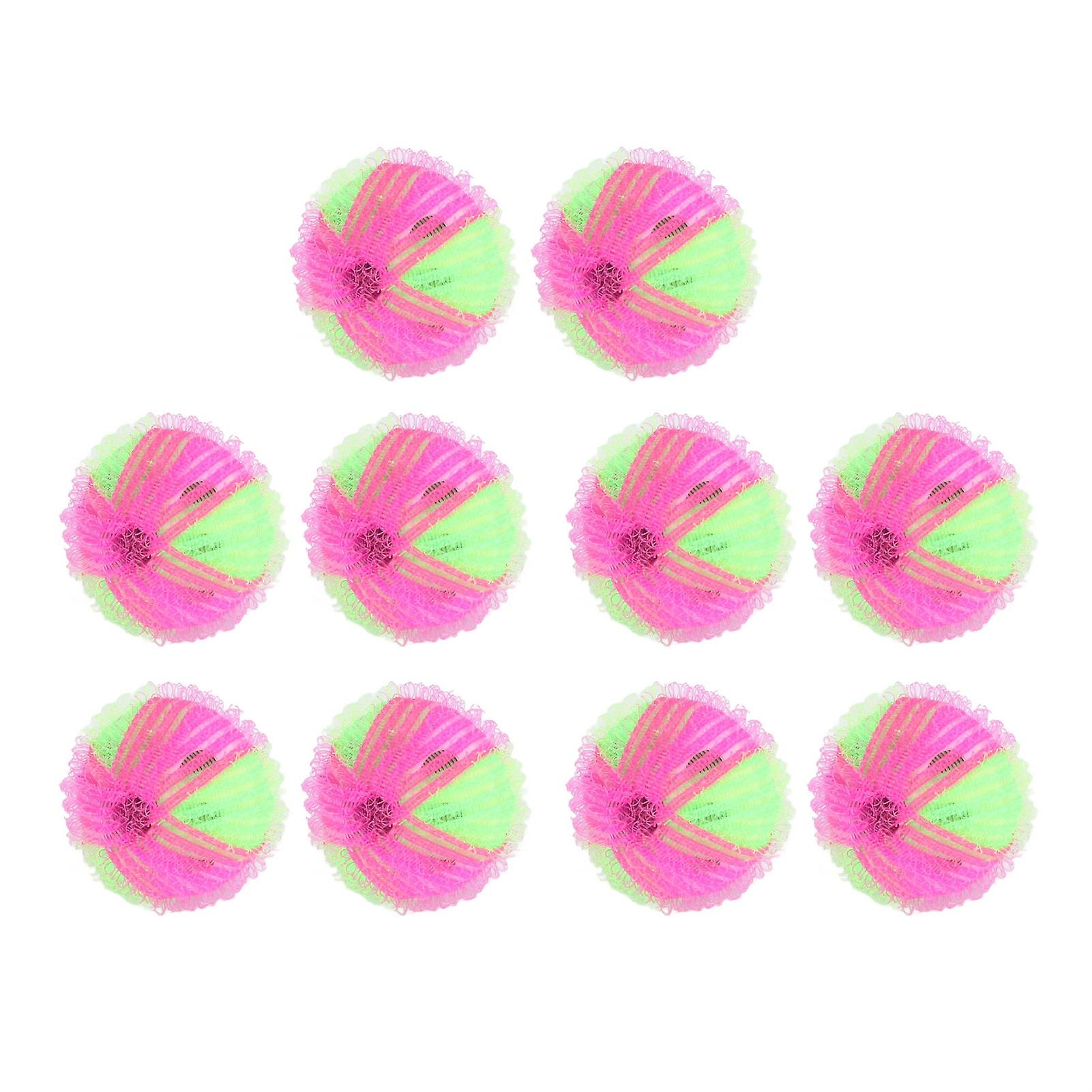 Lot de 10 boules de nettoyage pour poils d'animaux, en nylon réutilisable, pour machine à laver, pour le linge domestique