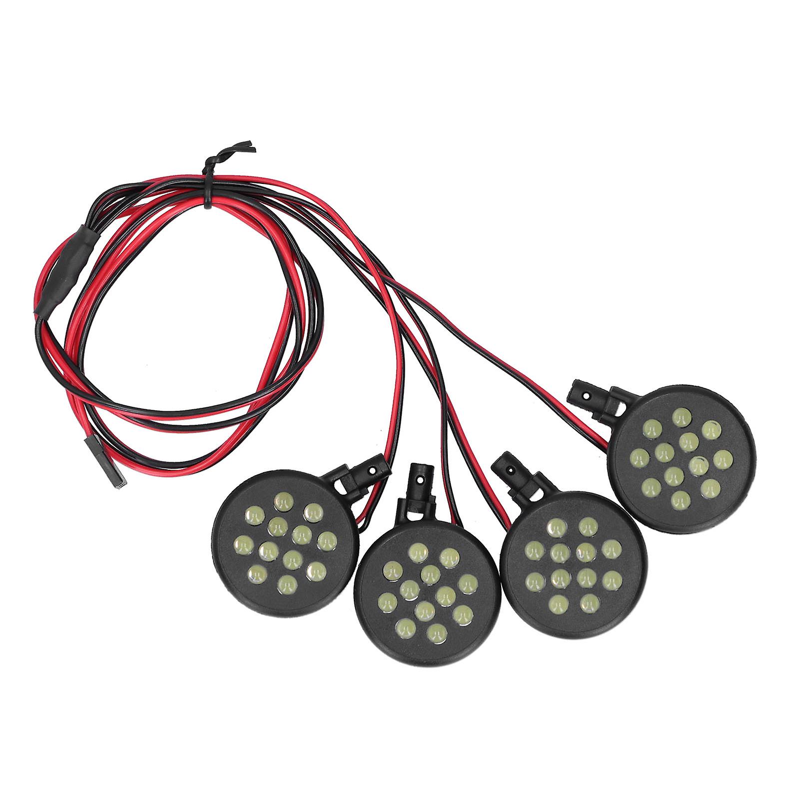 1/5 RC Car 4 LED Lotus Shape Receiver Power Lighting for HPI