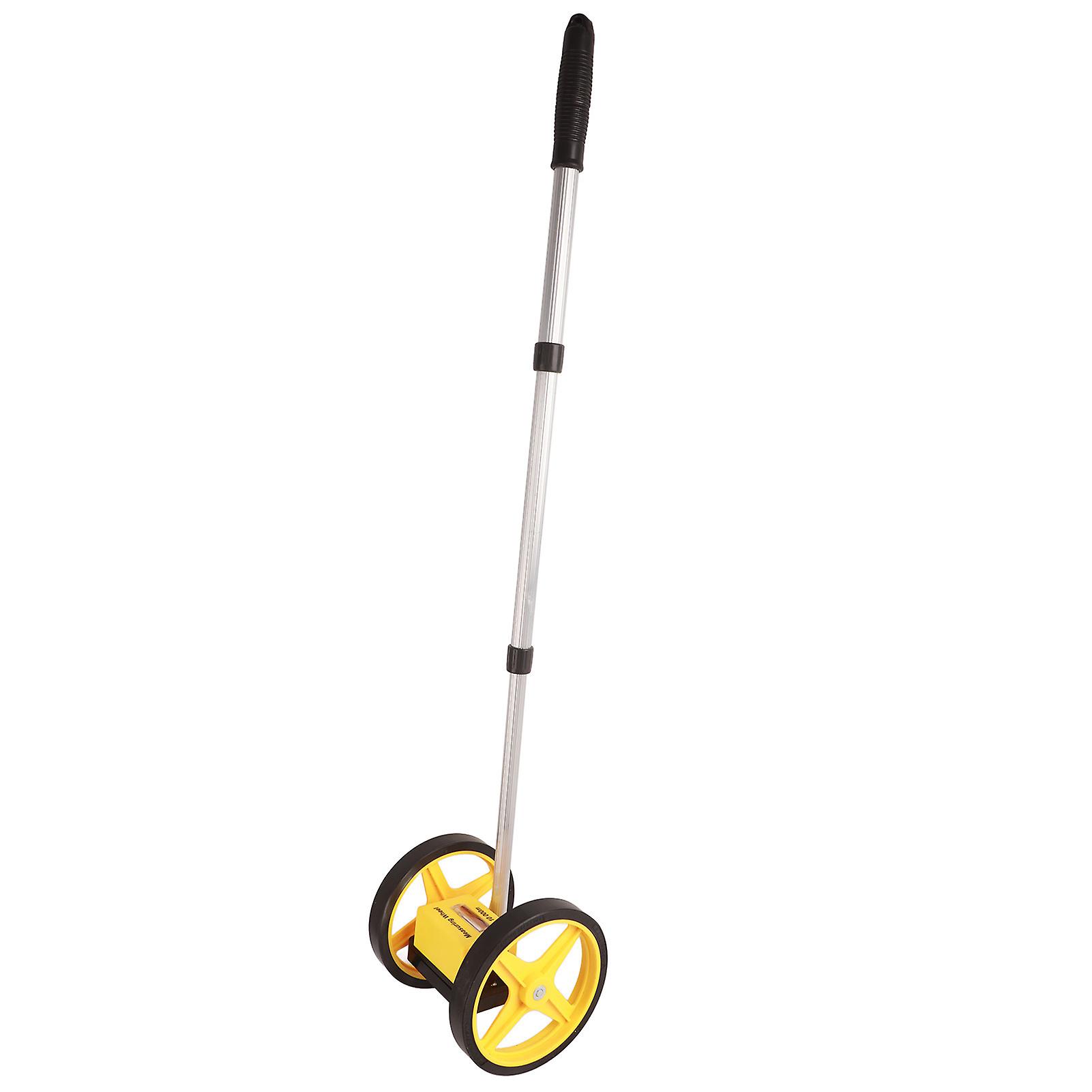 Double Wheel Measuring Wheel High Accuracy Ergonomic Distance Wheel 9999m