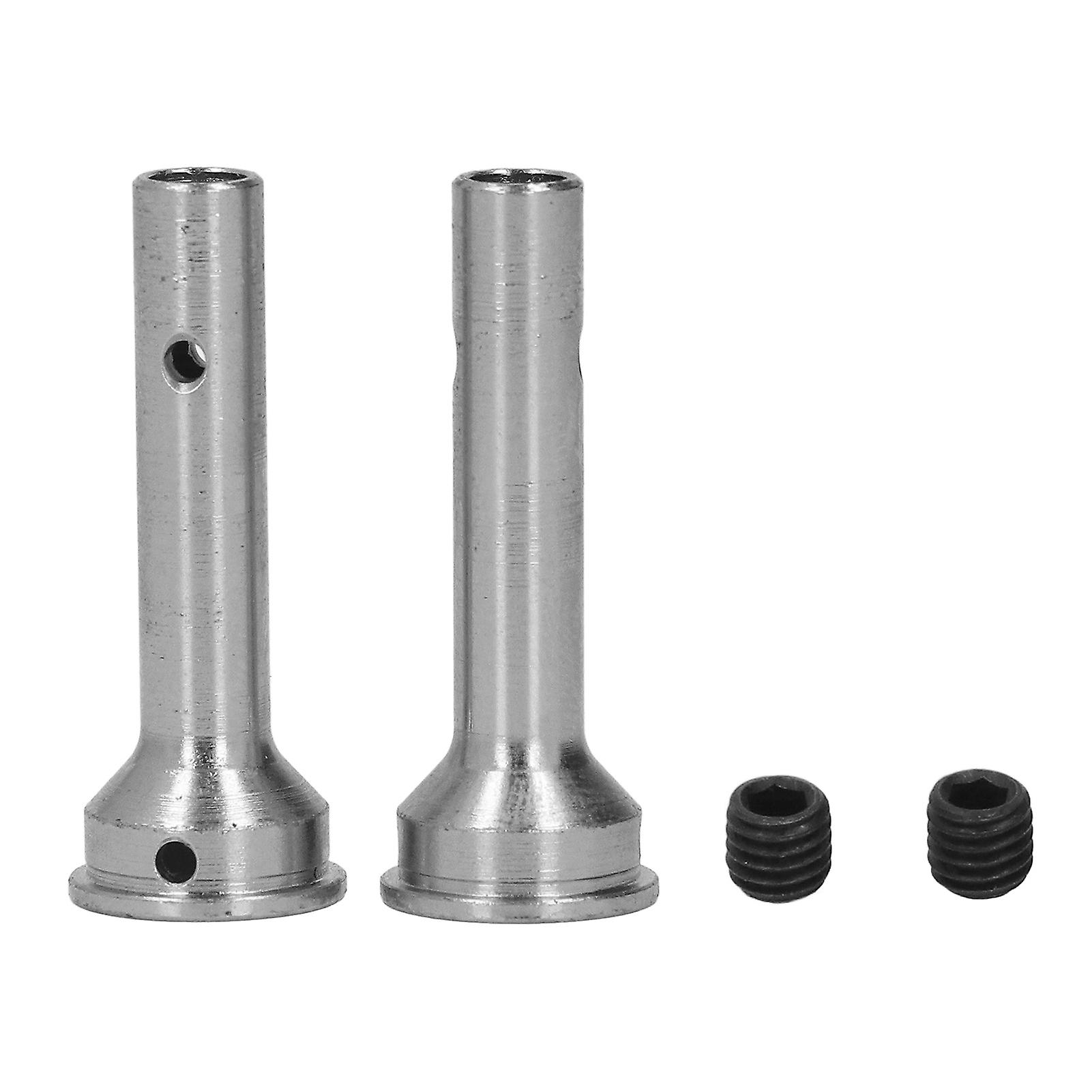 2 Pz CVD Assi RC Albero Ruota Acciaio 8mm Asse Diametro 44.5mm Lunghezza per Arrma 1/7 1/8 Argento