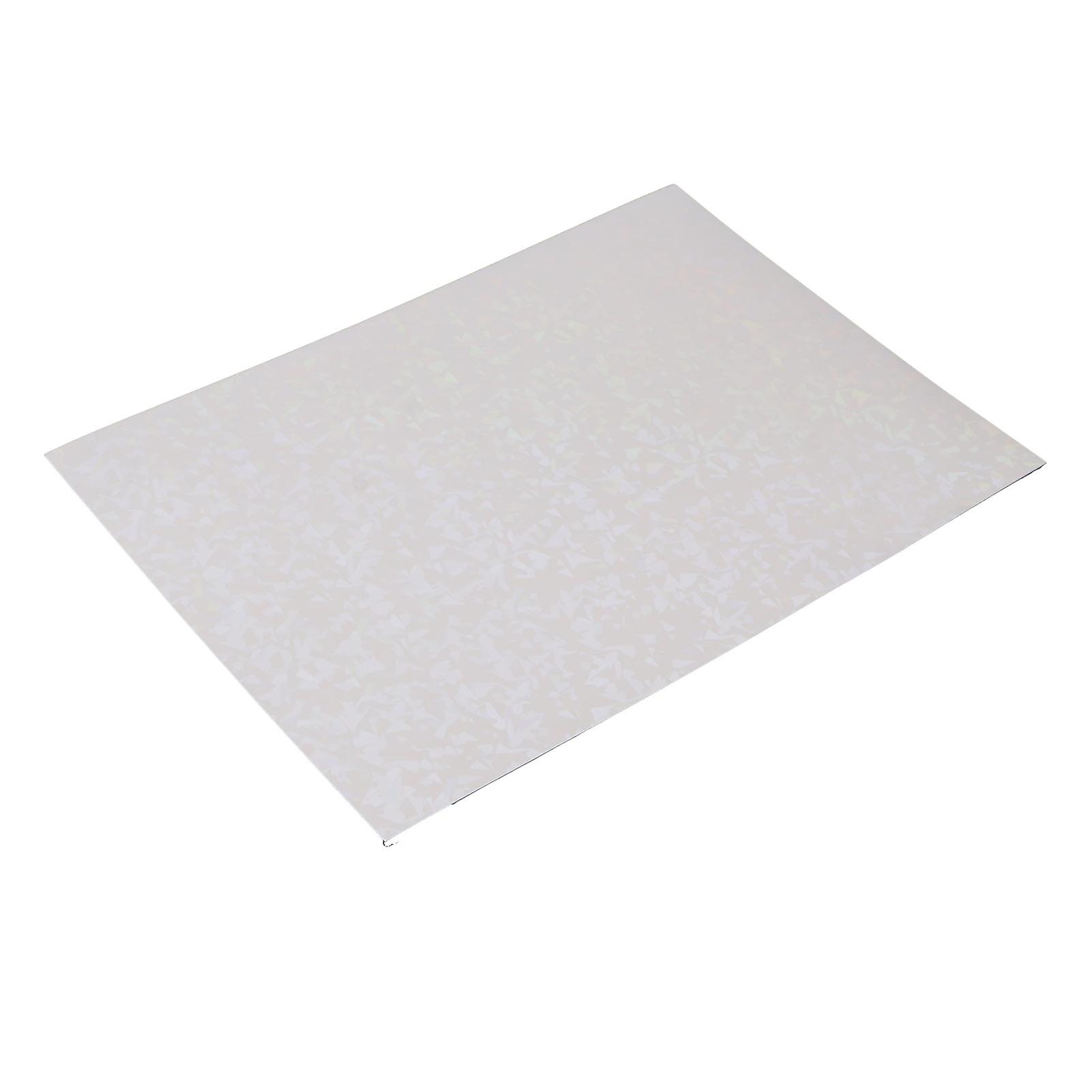 50 Sheets A4 Holographic Cold Laminate Sheets 30x21.4cm Waterproof