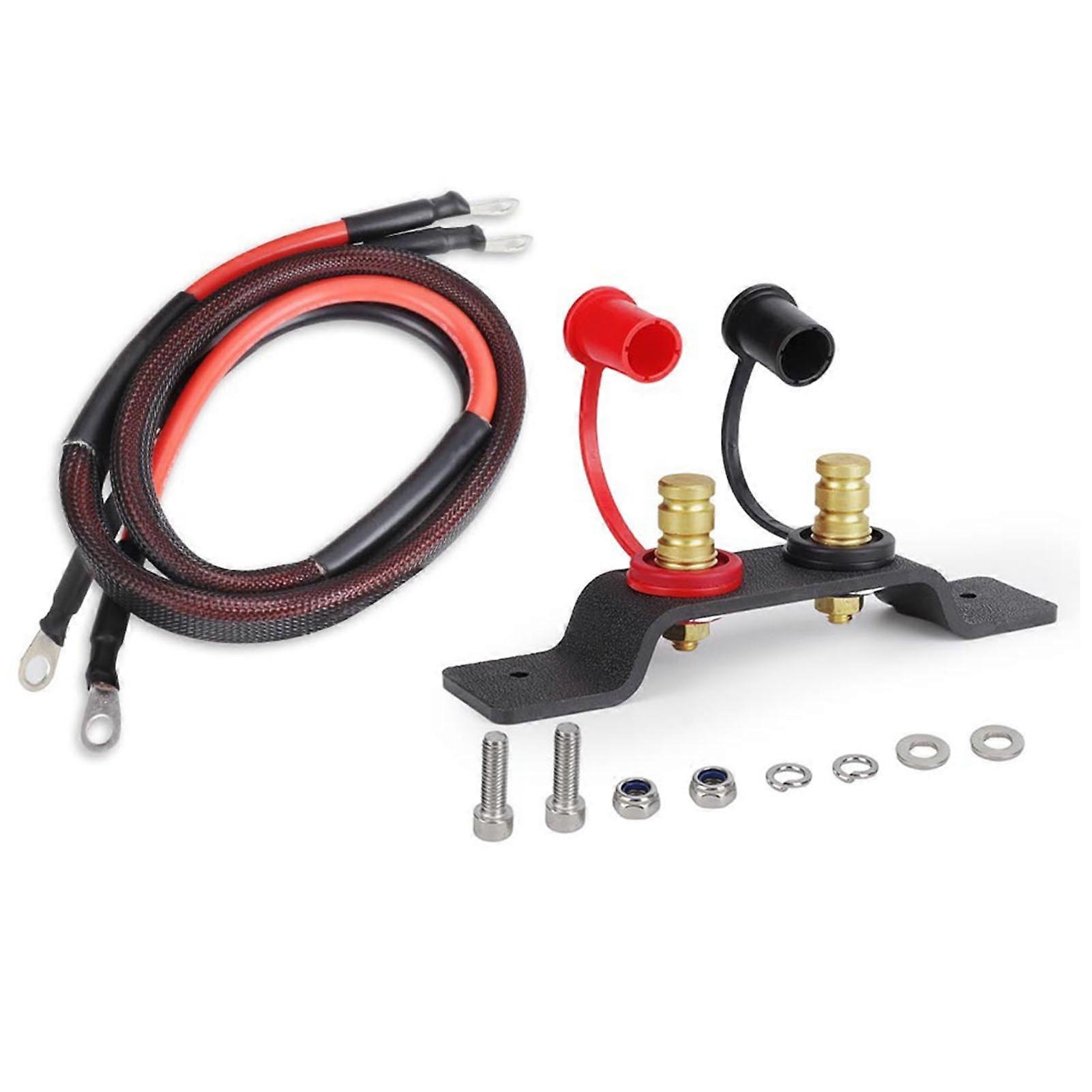 Jump post kit for Can-Am X3, 3/8in M10 terminal, battery charging relocation