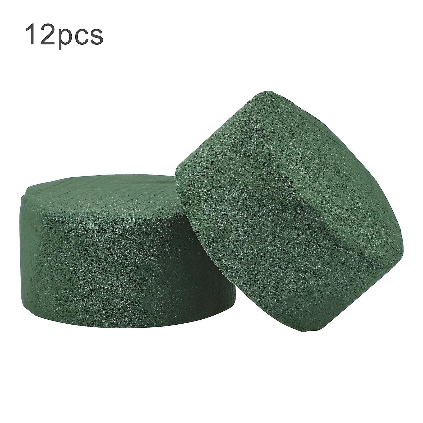 12pcs Floral Foam Round Blocks for Dried Flower Arrangements Handmade Flower Craft Materials Durable and Easy to Use