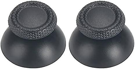 10pcs Analog Joystick Thumb Stick Grip Cap Replacement for PS5 Controller Black