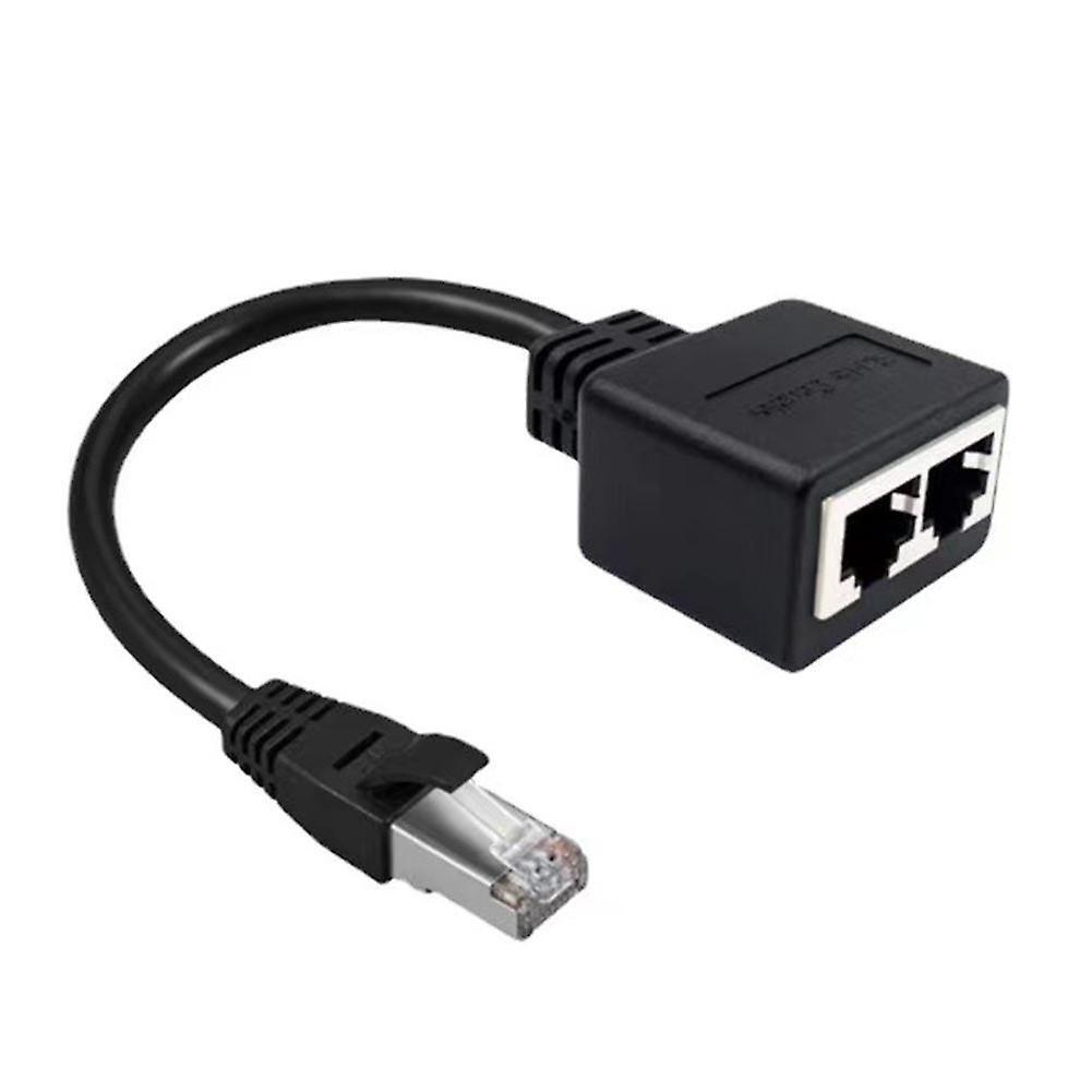Ethernet-Splitser RJ45 1 Mannetje aan 2 Vrouwelijke LAN Ethernet Kabel Splitters Kabels