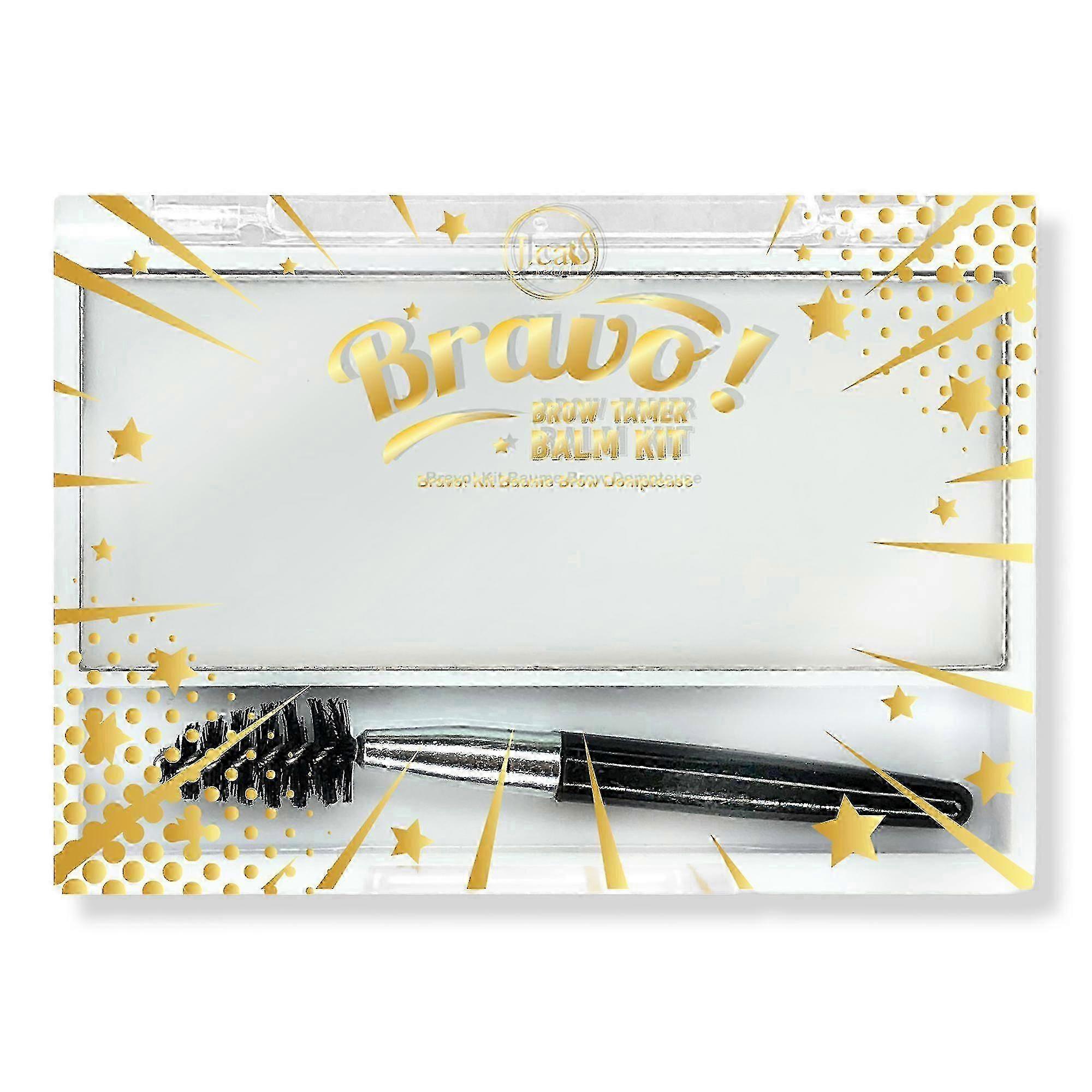 J.cat Beauty Bravo! Brow Tamer Balm Kit, 0.14 Oz
