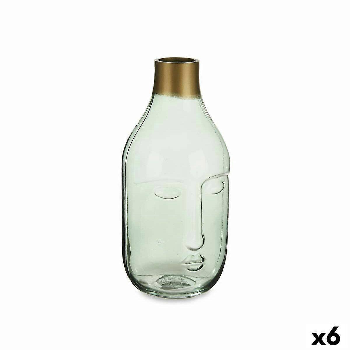 فاز فيس زجاج أخضر 11 × 24.5 × 12 سم (6 وحدات)