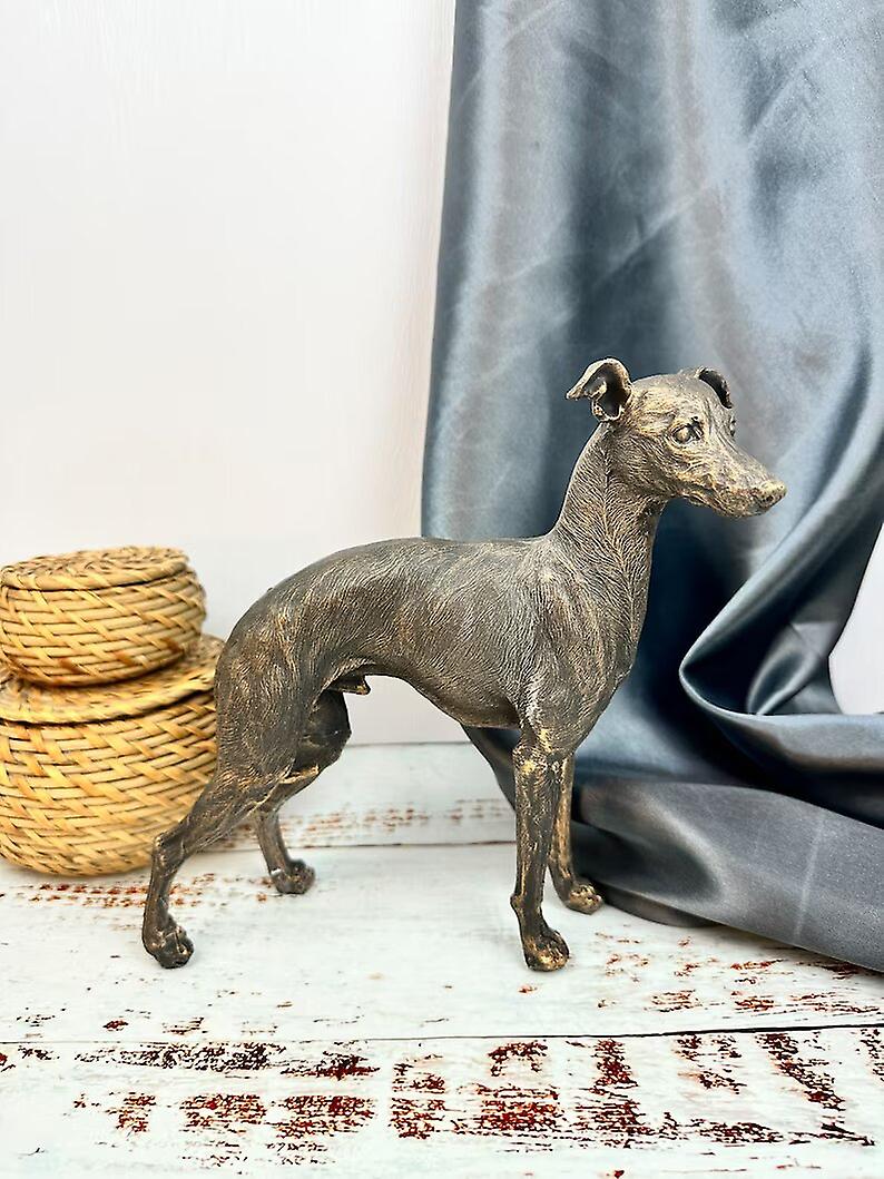 Greyhound Standing Up Figurine By Allianceinteriorsltd