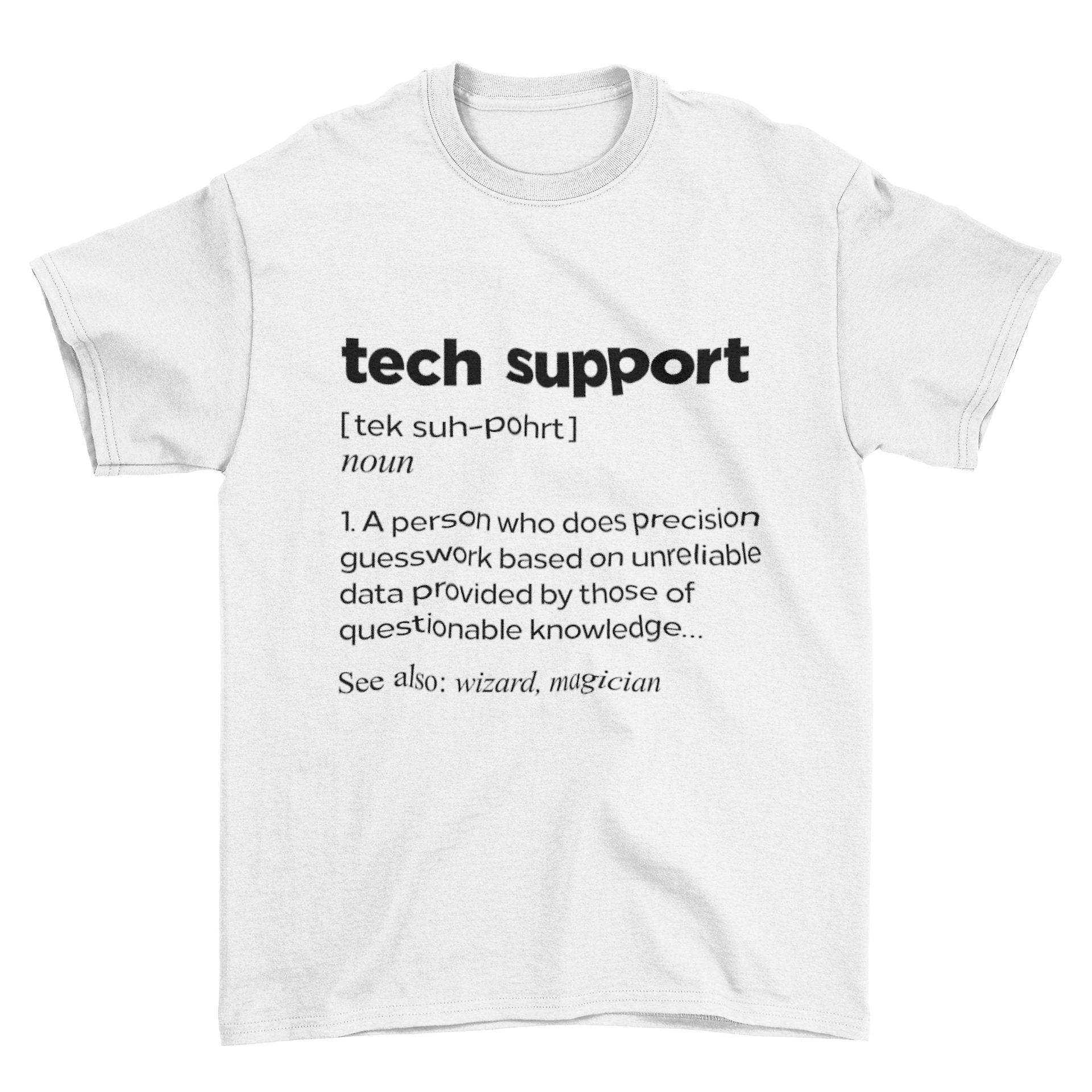 Funny T Shirt Tech Support Dictionary Definition It Worker Staff Work Gift Idea