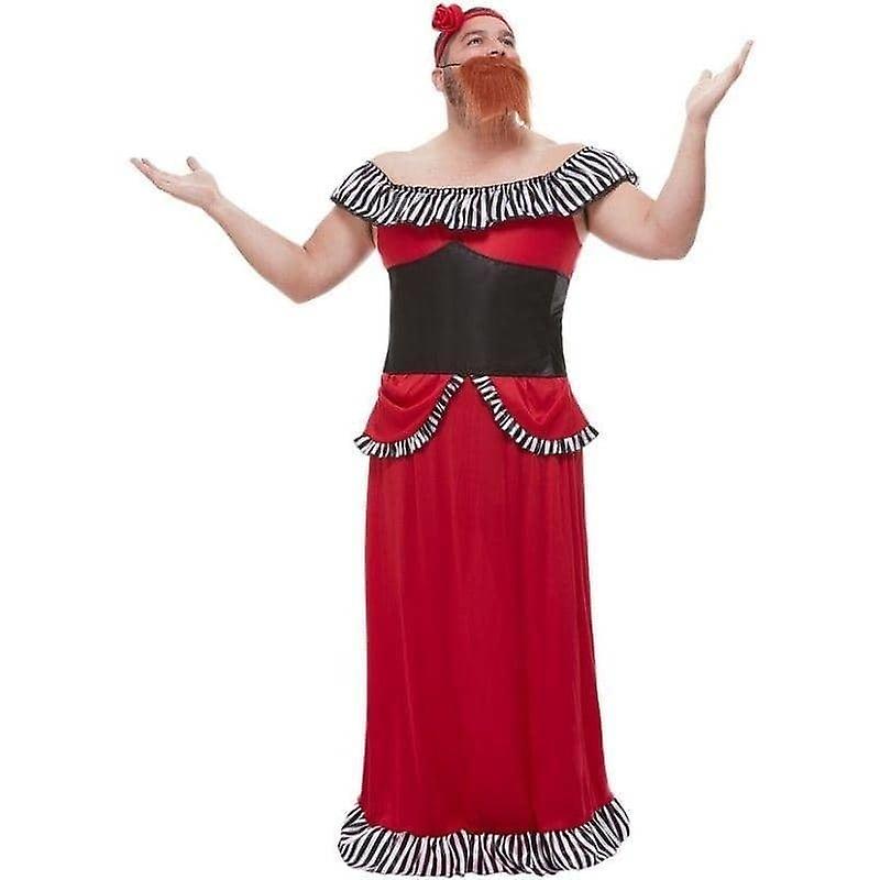 Bearded Lady Costume Adult Red 50806l
