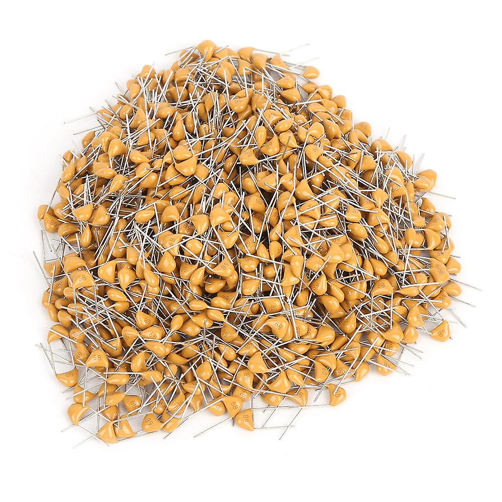 1000pcs Monolithic Capacitor 5.08MM DC 50V 68PF 10% Ceramic Capacitor Accessory