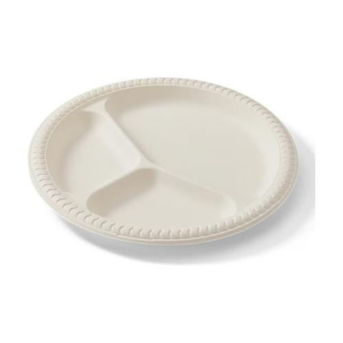 White Divided Plates 20 units