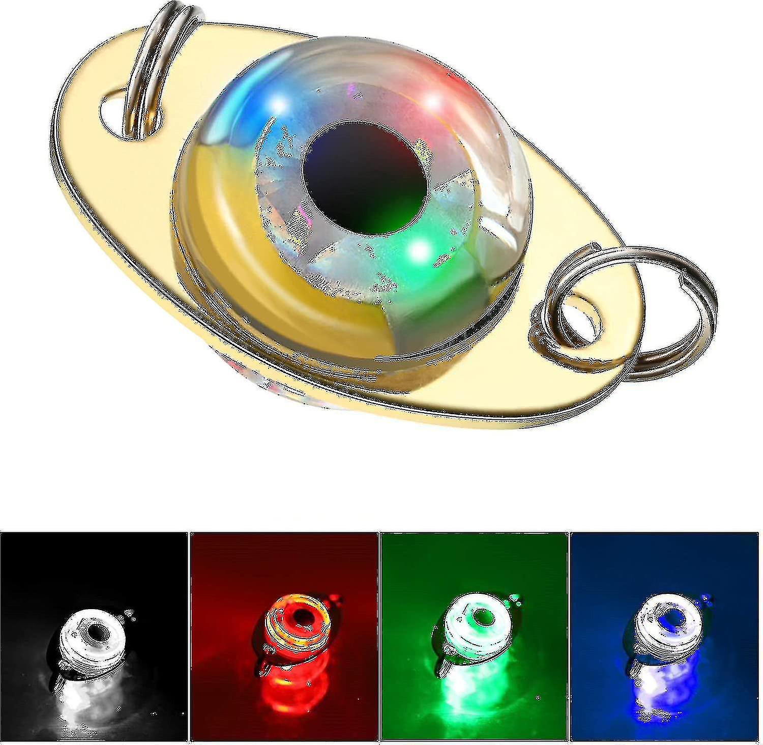 10 Stück Led Angelköder Angellöffel Beleuchtete Köder Blinker