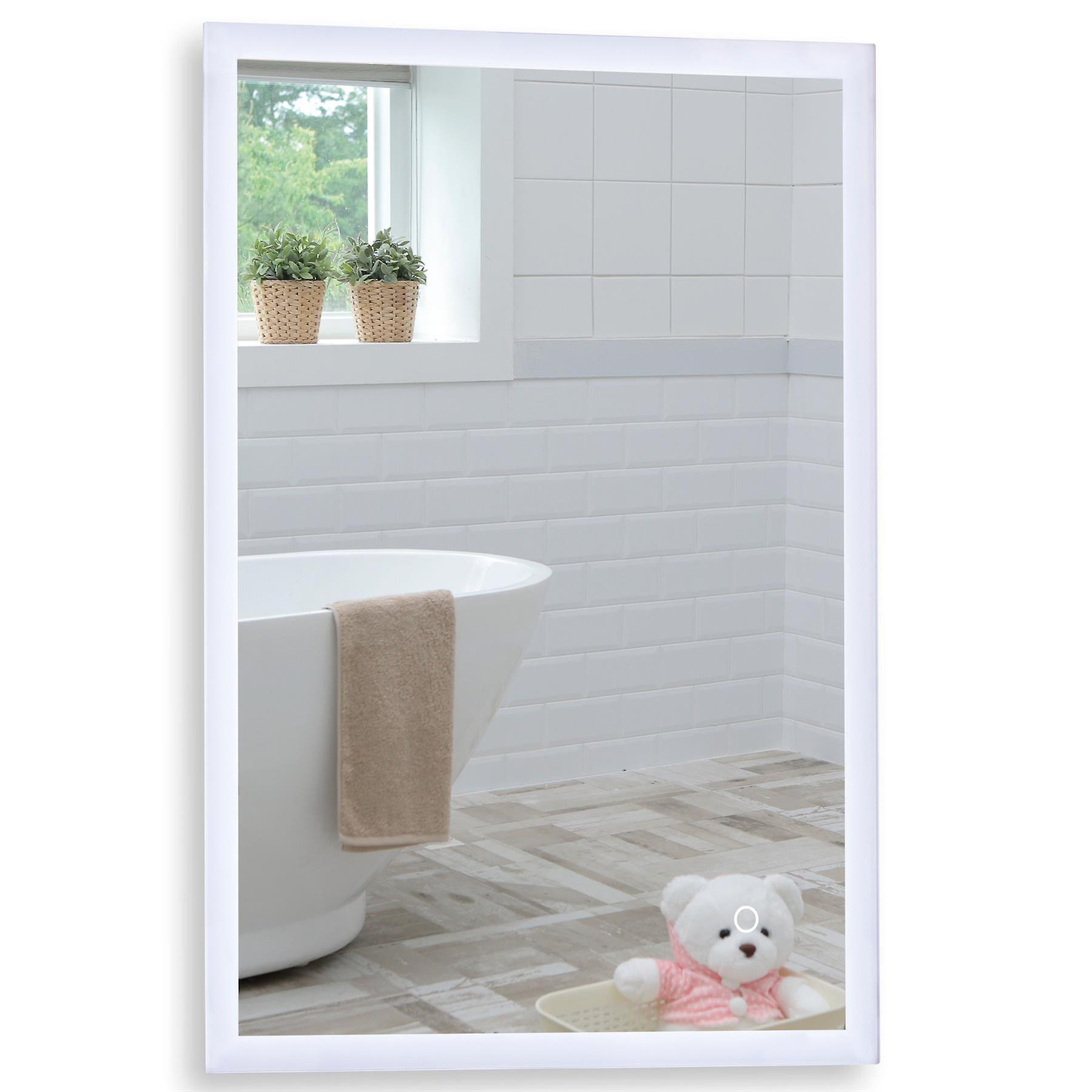 Illuminated bathroom mirror 70 x 50cm