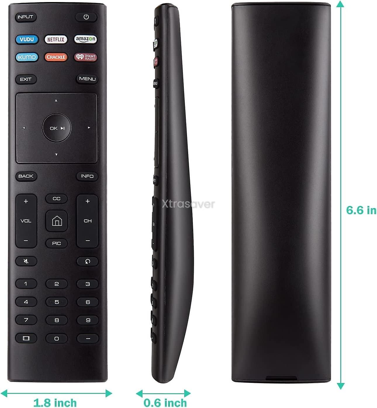 VIZIO XRT136 Remote Control Replacement for All Vizio Smart TV Include D,Series E,Series M,Series P/
