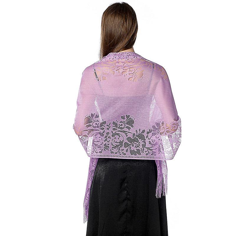 Women Scarf Shawl 2022 Spring And Autumn Lace Shawl Hollow Lace