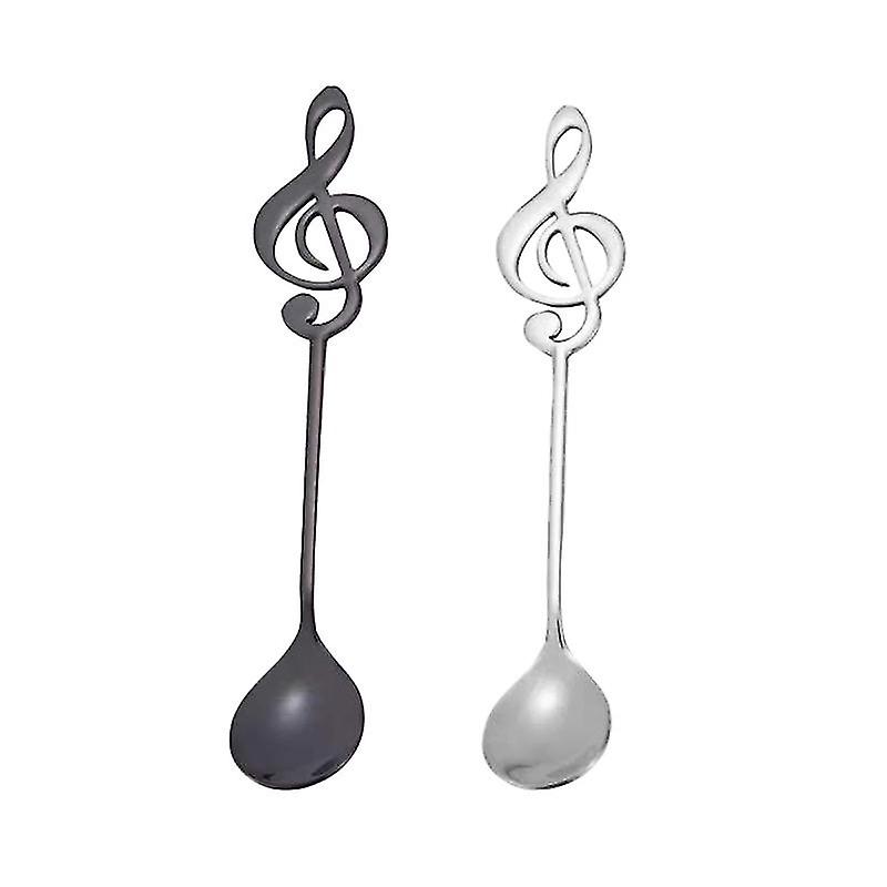 2pcs Musical Note Coffee Spoons