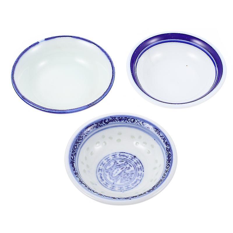3pcs Ceramic Sauce Plates