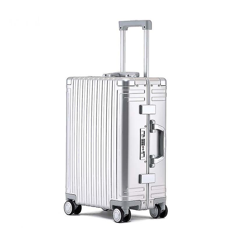 Carrylove 20"24"inch الفاخرة جودة الألومنيوم سبينر حقيبة تحمل على عربة الأمتعة حقيبة تاس قفل