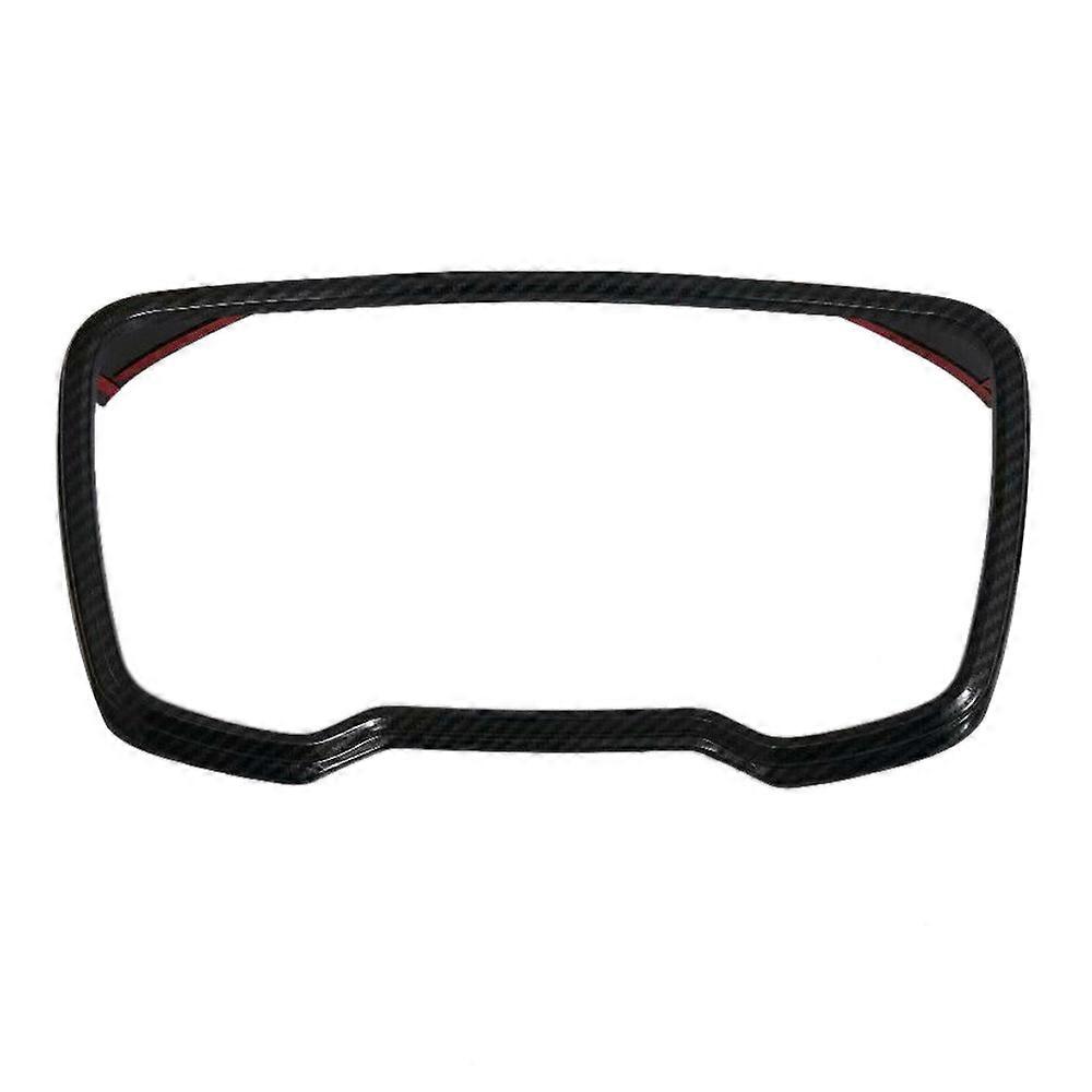 Car ABS Carbon Look Dashboard Panel Frame Cover Trim for 2020 2021