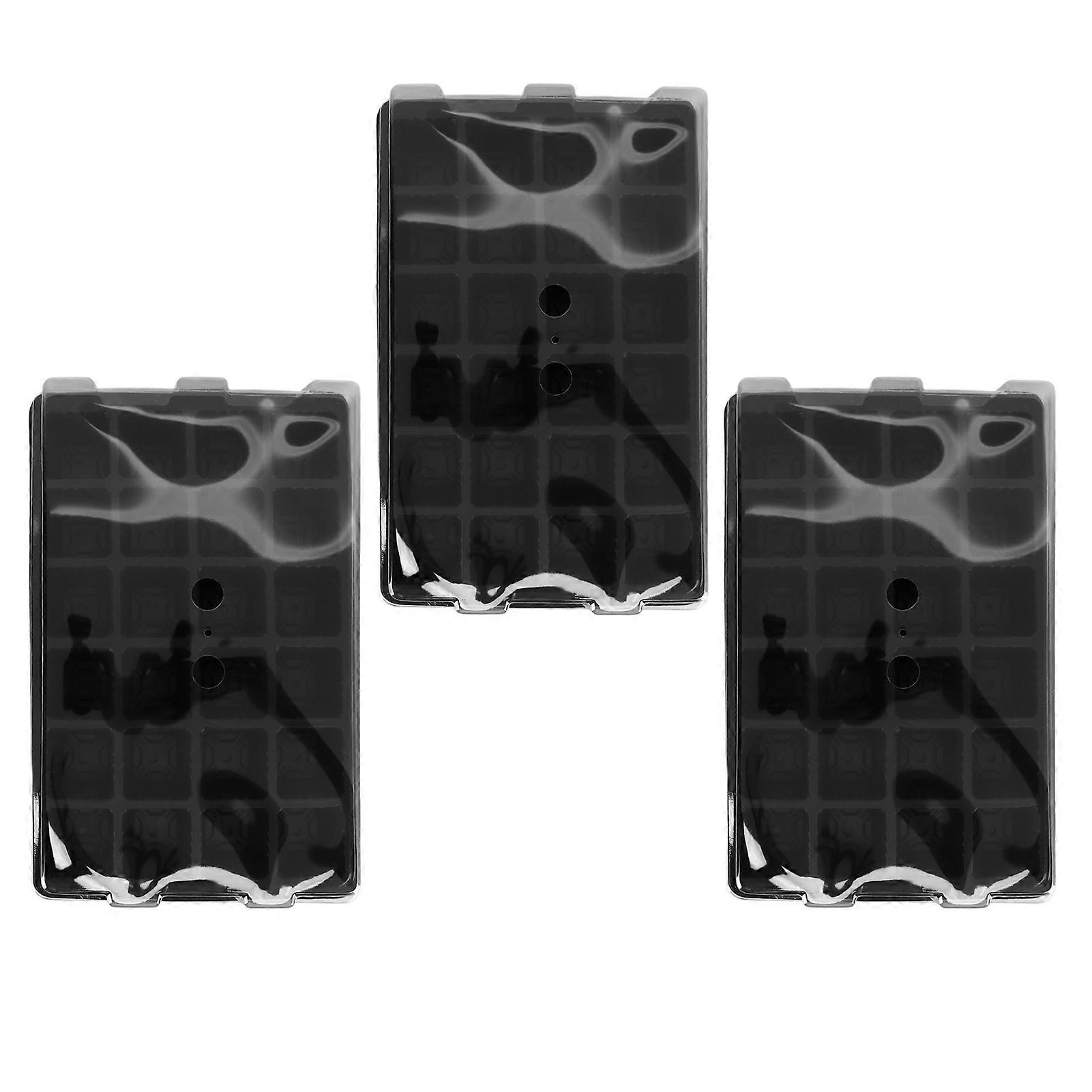 3Set 24 Hole Plant Growing Tray Propagation Tray Breathable Seedling Plate Garden Nursery Tray