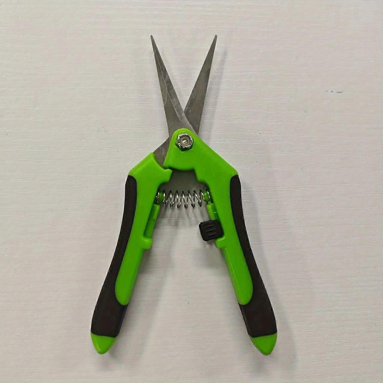 Professional Titanium-Coated Gardening Scissors with Precision Curved Blades for Durable Pruning