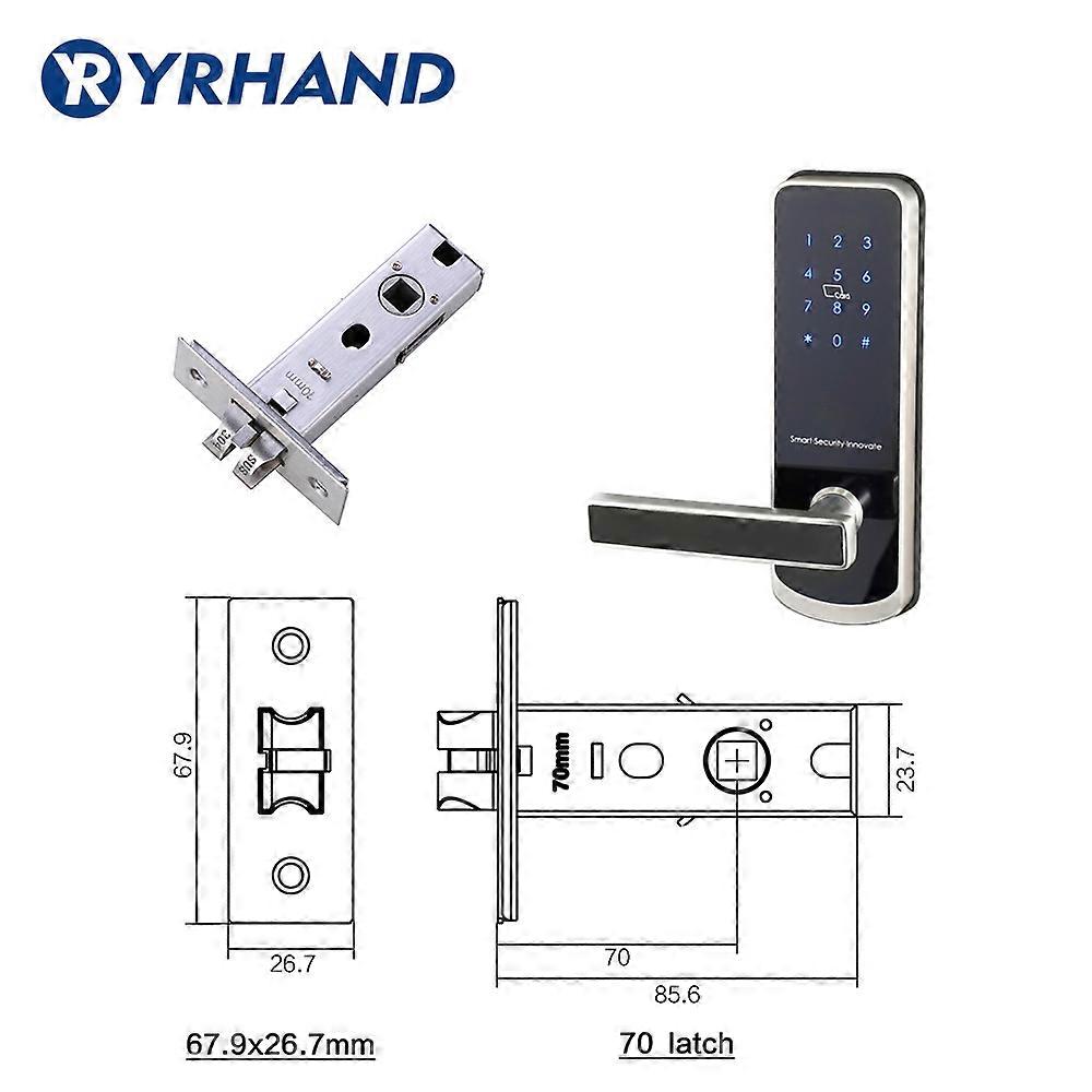 Tt Lock App Security Electronic Door Lock, Wifi Smart Touch Screen Lock, digitale Code Keypad Deadbolt Voor Home Hotel Appartement