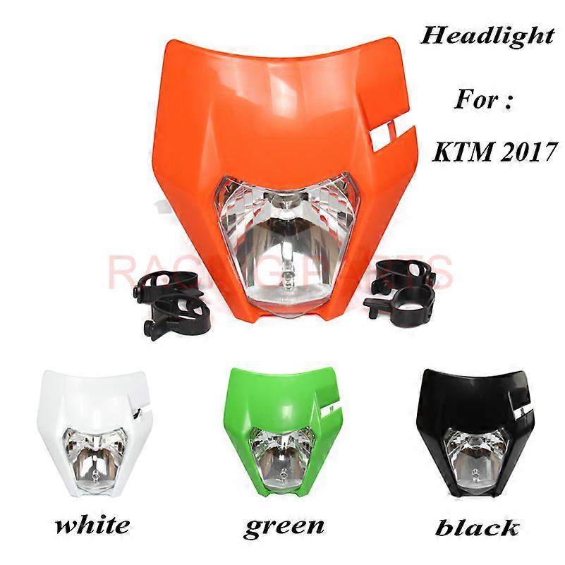 Orange 2017 New Motorcycle Headlight Universal Headlights Headlamp For Exc Sxf Sx Xcf Smr Motocross Enduro Dirt Bike