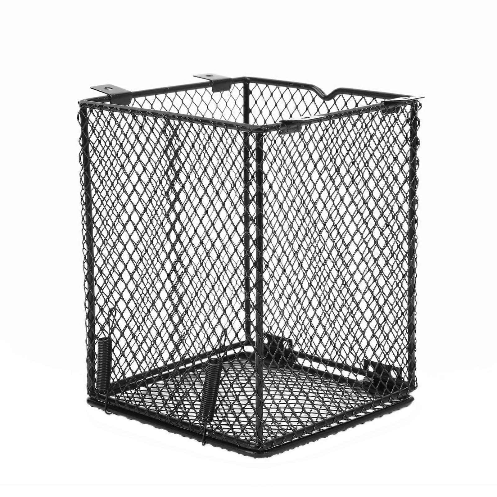 Reptile AntiScald Lampshade Square Stainless Steel Reptile Heating Lamp Mesh Cover for Pet Lizard Snake