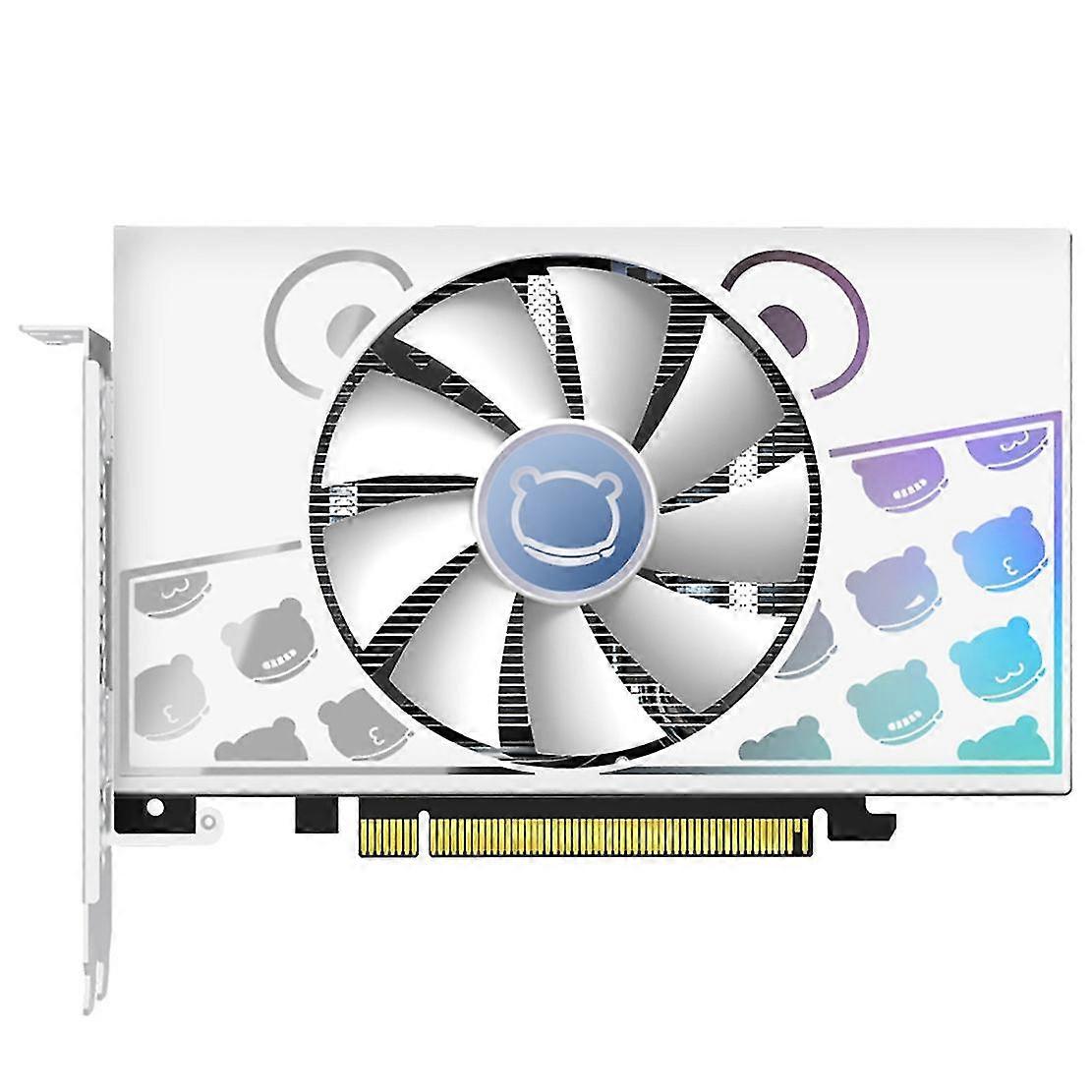 Yeston Rx6500xt-4gd6 Ma بطاقة رسومات سطح المكتب 4G 64bit Gddr6 2825 ميجا هرتز PCI- 4.0 ل AMD Rdna 2 Cute V