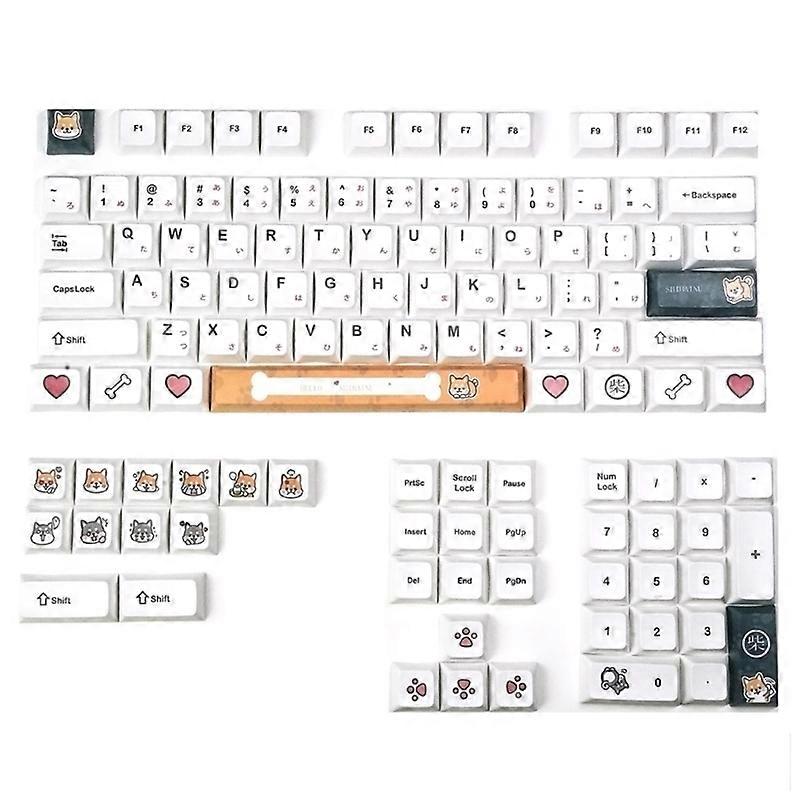PBT Dye Sublimation Upgrade 116Keys Keycap XDA Profile Keycaps Corgi Theme