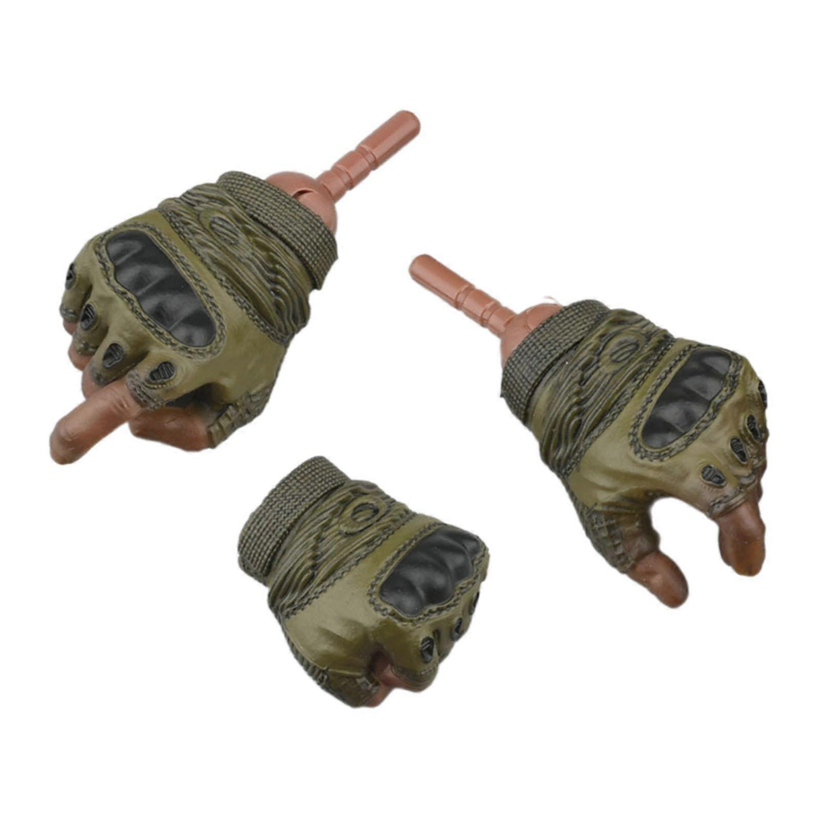 1/6 Scale Figure Glove Hands Model Lightweight Sturdy for 12" Action Figures