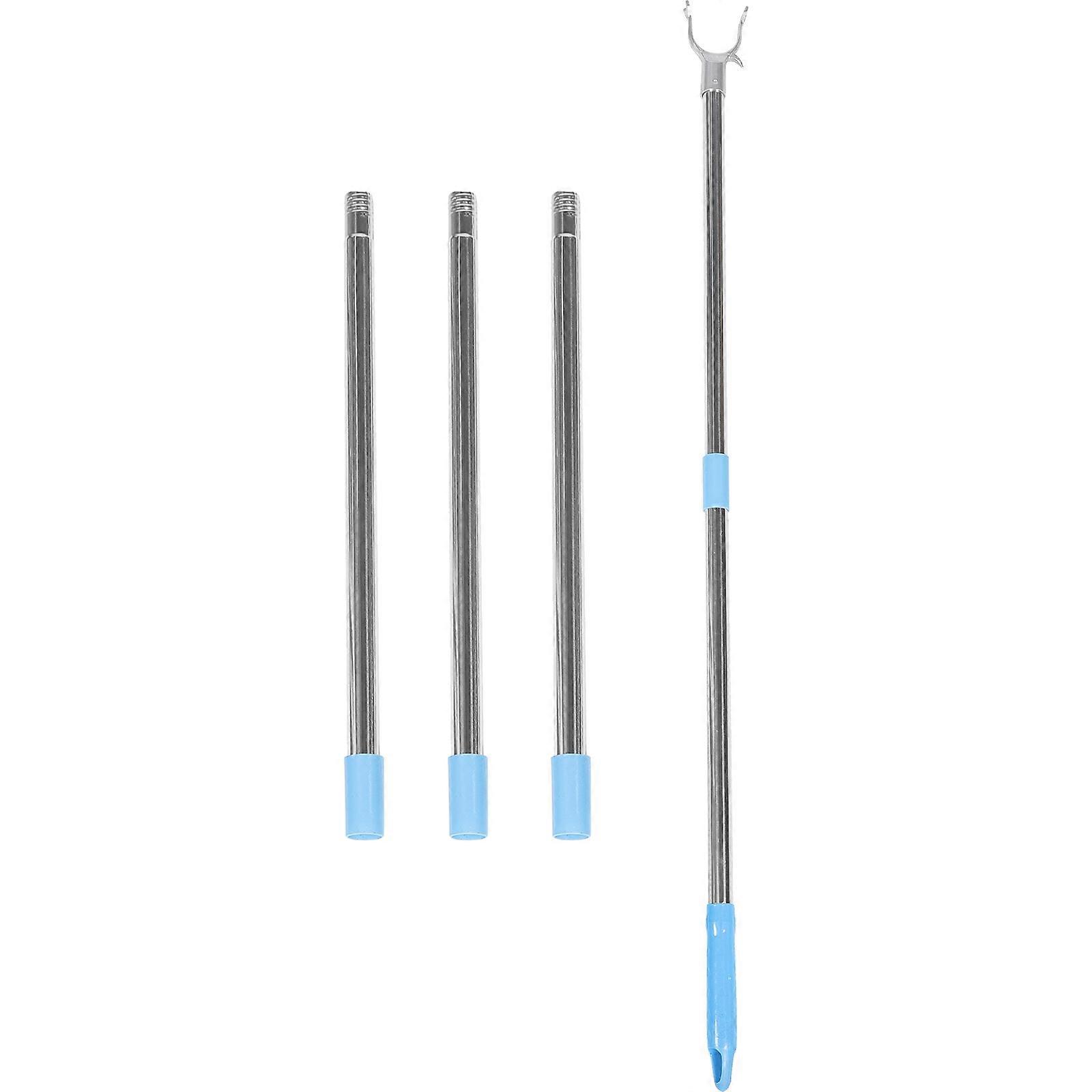 Detachable Clothes Reach Stick Clothes Reaching Pole Adjustable Clothesline Pole