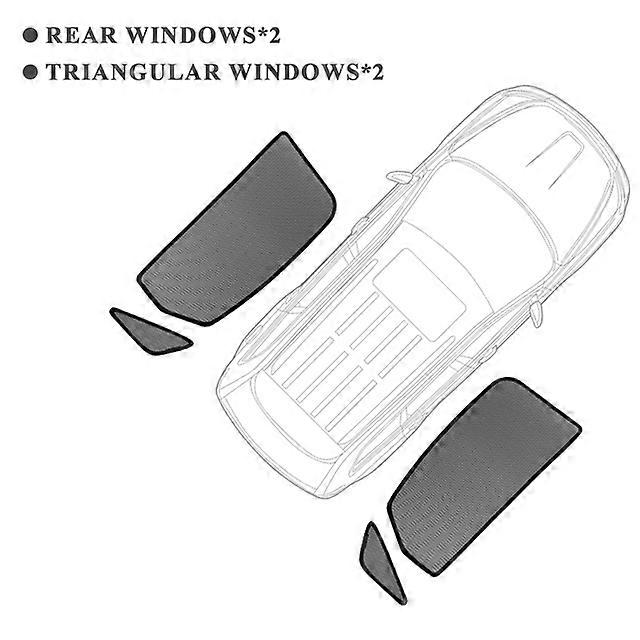 For Honda CR-V III CRV 2007 2008 2009 2010 2011 Magnetic Car Sunshade Front Windshield Frame Curtain Rear Side Vehicle Window Parts Window Sun Shade