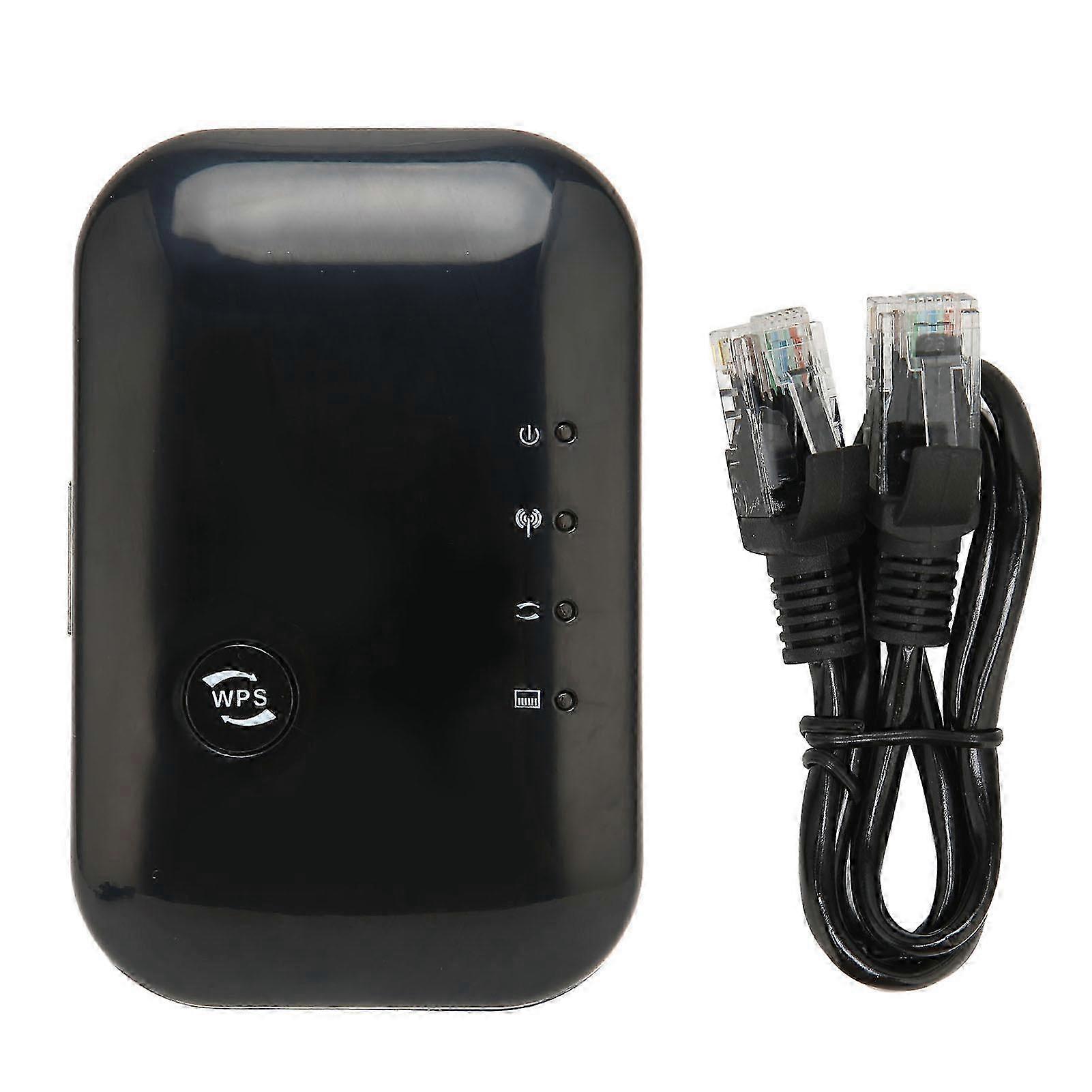WIFI Extender 360 Degree Wireless Coverage 300Mbp 2.4Ghz LAN Port 2 Modes Plug Design WIFI Repeater for Laptop 100?240VEU Plug