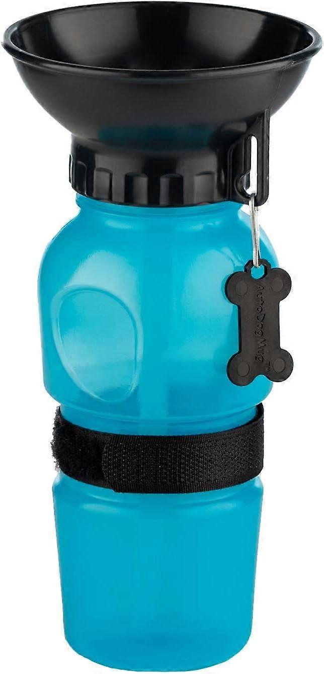 Squeeze type portable pet waterer