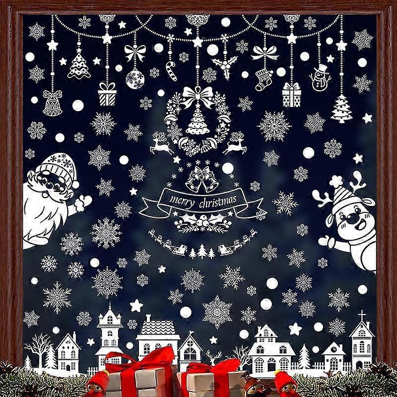Christmas Window Sticker Snowflake Pendant