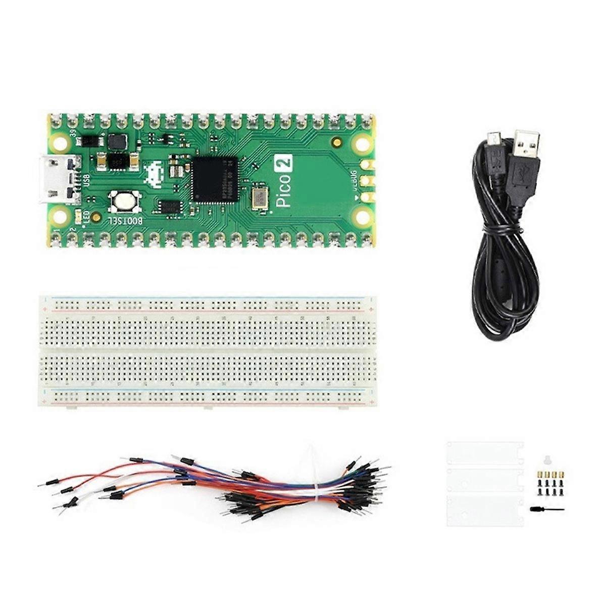 For Pico 2 Kit Development Board RP2350 Microcontroller ARM -M33 Hazard3 RISC-V Motherboard