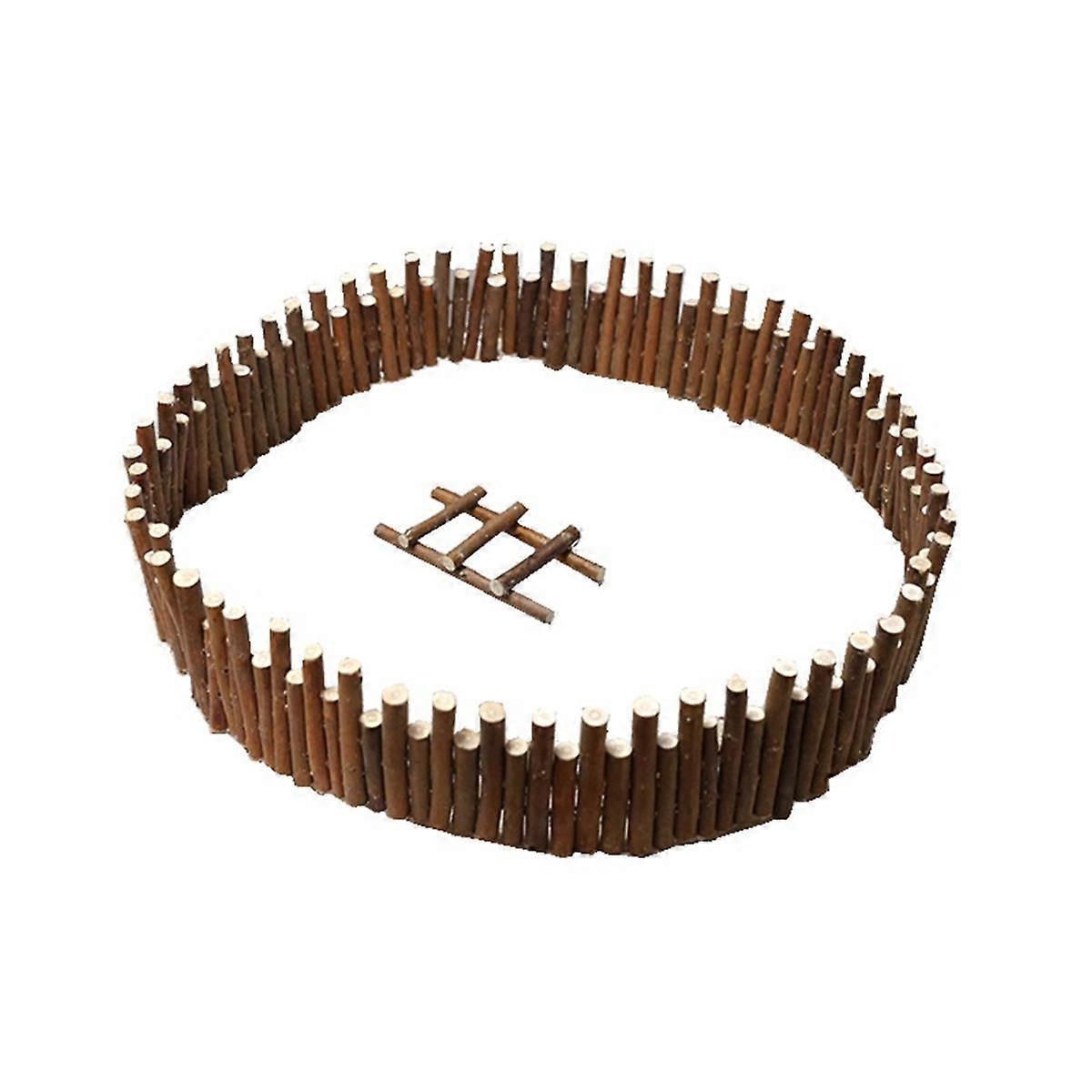 나무 울타리 작은 나무 말뚝 장식 작은 장식 용품