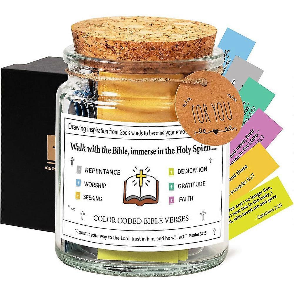 Inspirational Bible Verses For Emotions And Feelings Scripture Glass Jar Crafts Bible Verses In a Jar Gifts