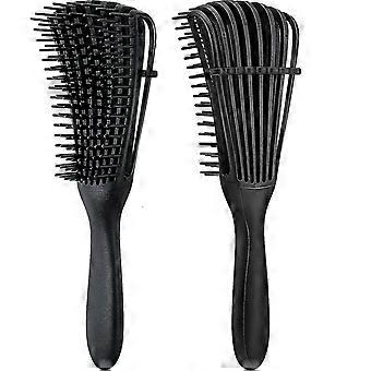 2 Pieces Detangling Brush Comb, Knots Detangler Easy To Clean