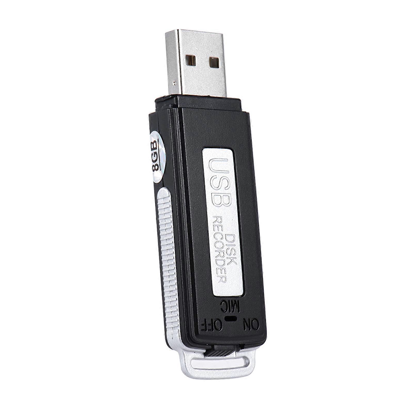 8GB Portable USB Disk Audio Voice Recorder