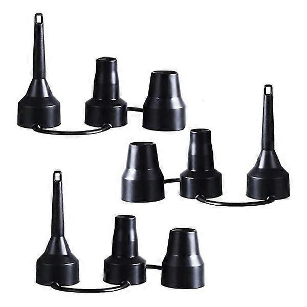 3 Pack Inflatable Pump Nozzles Head, Air Pump Inflator Adaptor Accessory For Par
