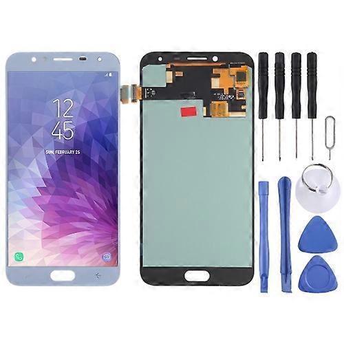 OLED Material LCD Screen and Digitizer Full Assembly for Samsung Galaxy J4 SM-J400 (Blue)