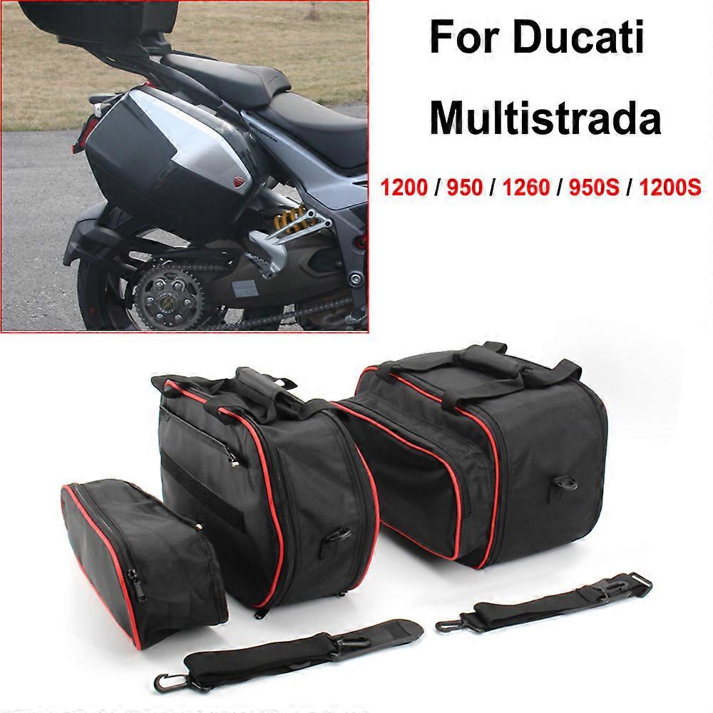 Ducati Multistrada 1200: lle vuodesta 2015 1260/950 S vuodesta 2017 Moottoripyörän säilytyspussi Matkatavaralaukut Sivulaatikkolaukku Sisäpussin holkki