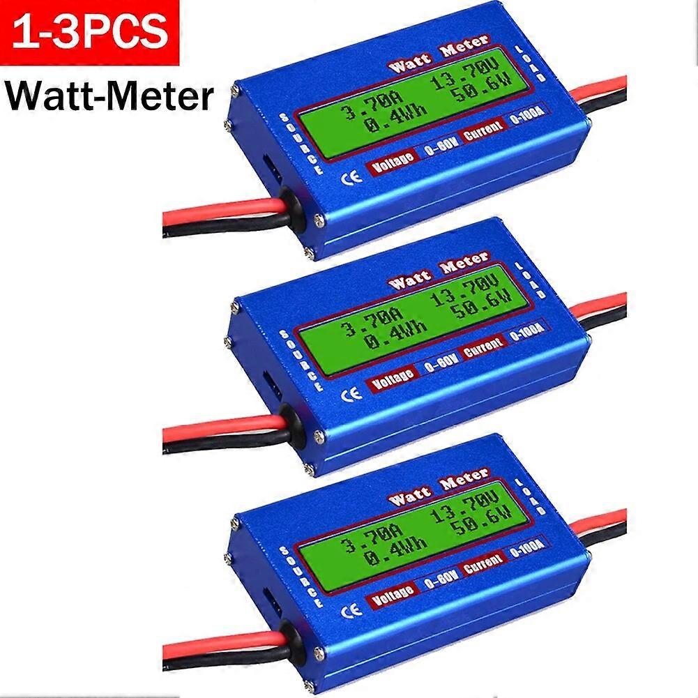 Wattmetre DC 60V 100A Balance Voltage Battery Test Power Meter Analyzer High Precision Watt Meter Checker Balancer Watmeter Tool
