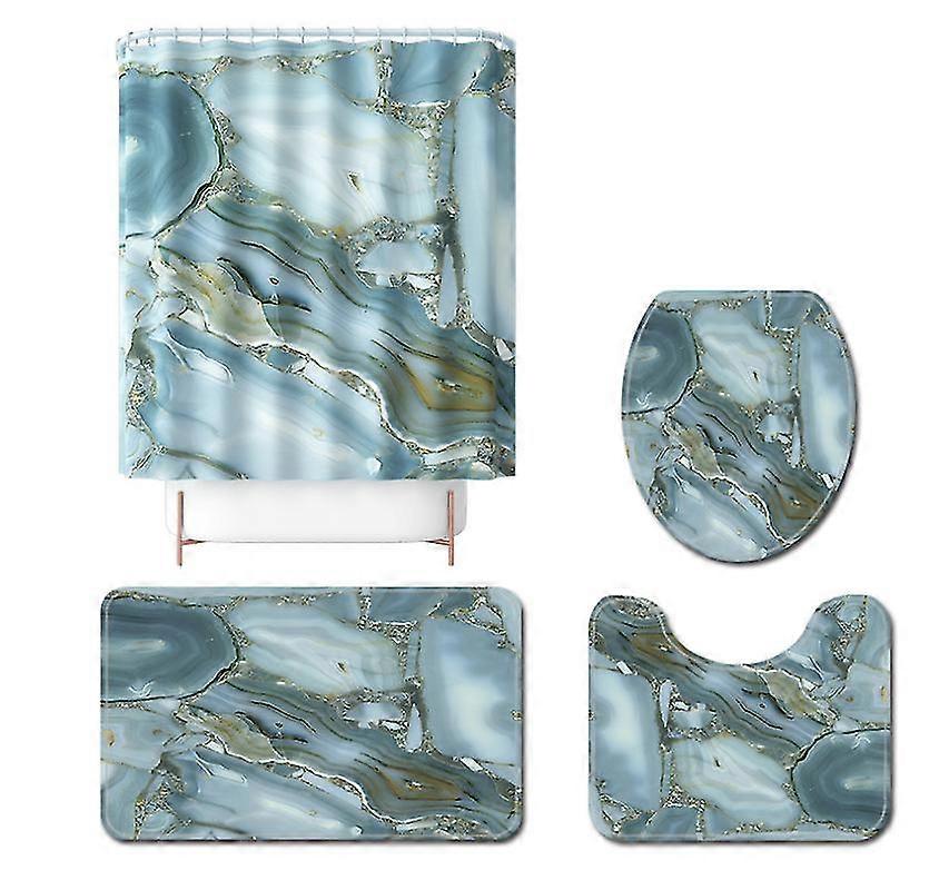 Mng Textured Toilet Floor Mat Set