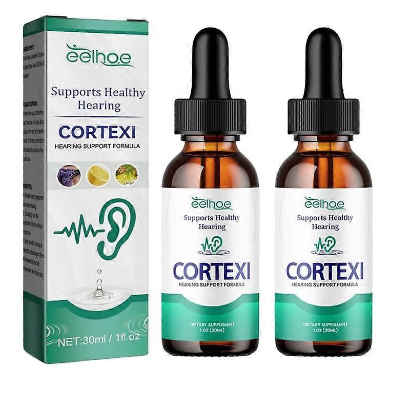 2Pcs Cortexi Drops - For Ear Health, Hearing Support, Healthy Eardrum 30ml