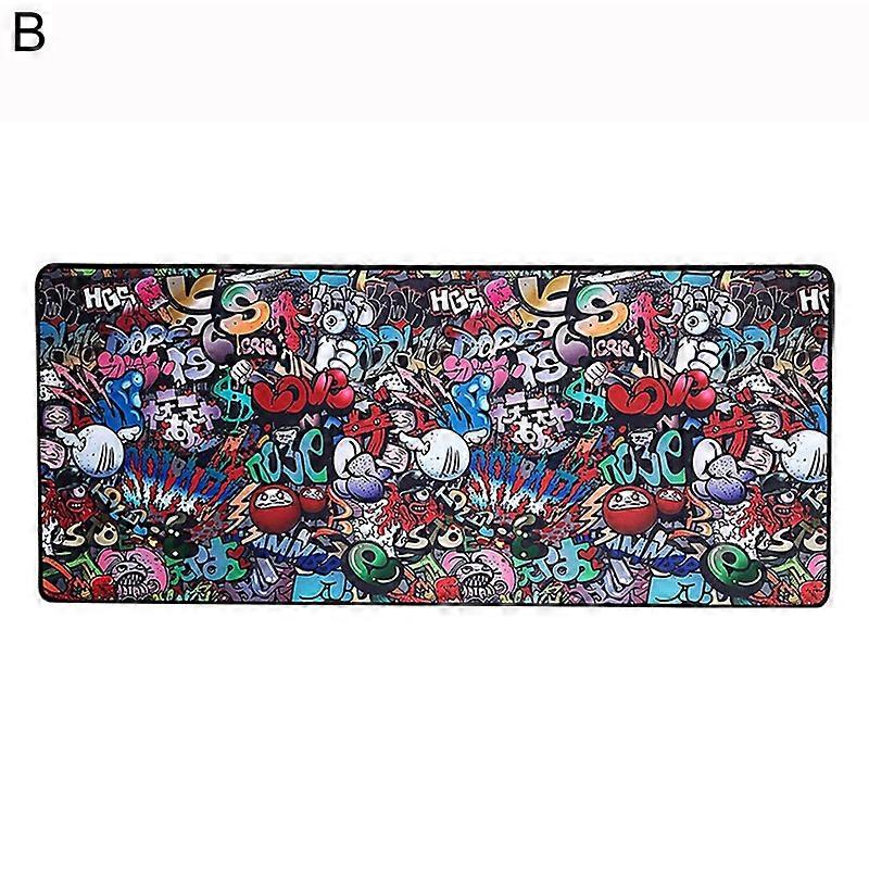 ZUOYA Mouse Pad Graffiti Anti-slip Large Keyboard Gaming Mousepad Desk Mat for Computer