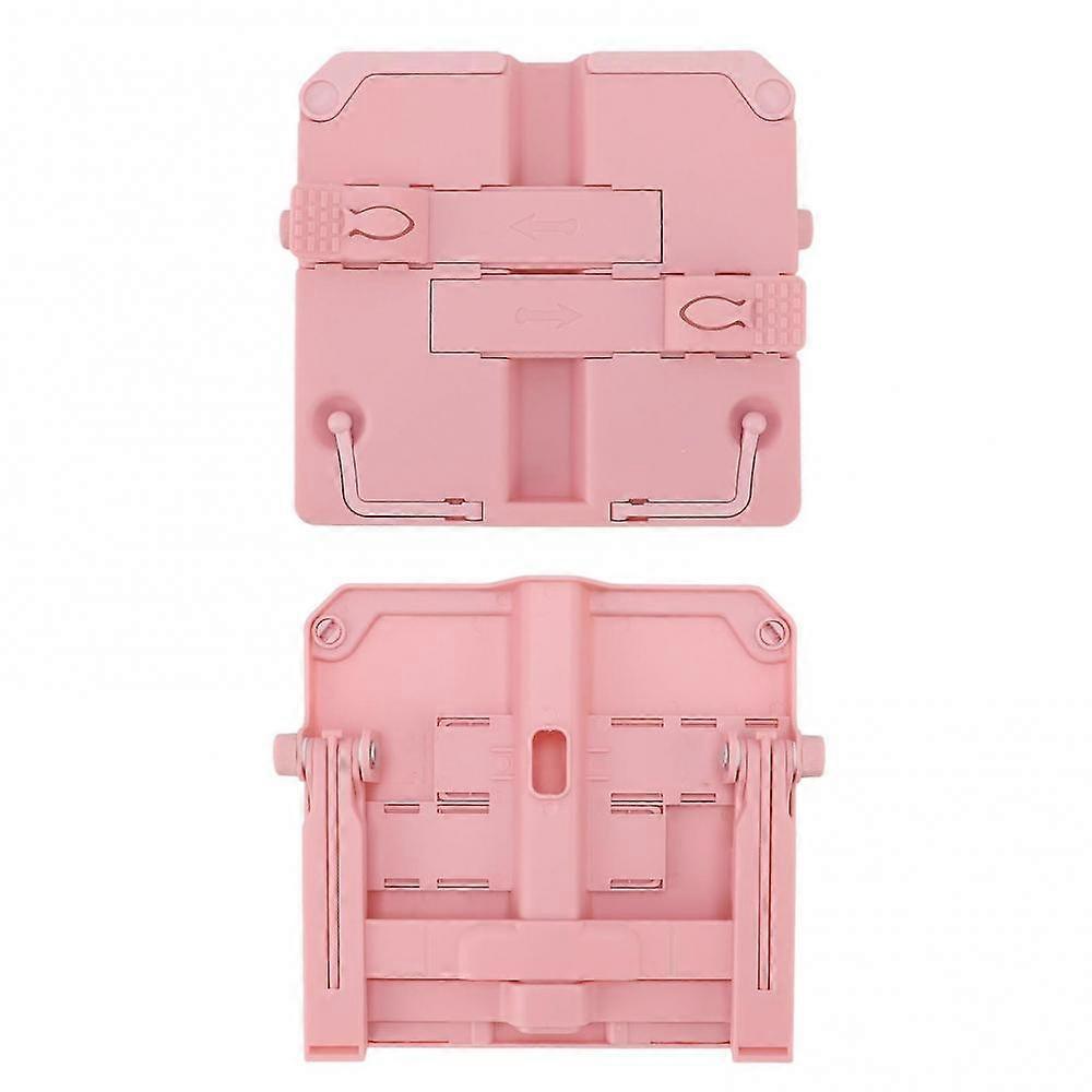 Book Stand Holder Portable Foldable Scratch Resistant for School Library Pink